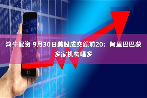 鸿牛配资 9月30日美股成交额前20:阿里巴巴获多家机构唱多